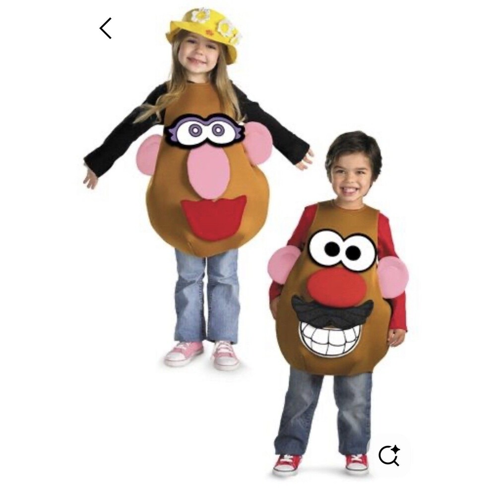 Toy Story Child Mrs/Mr Potato Head Costume One Size New In Box
